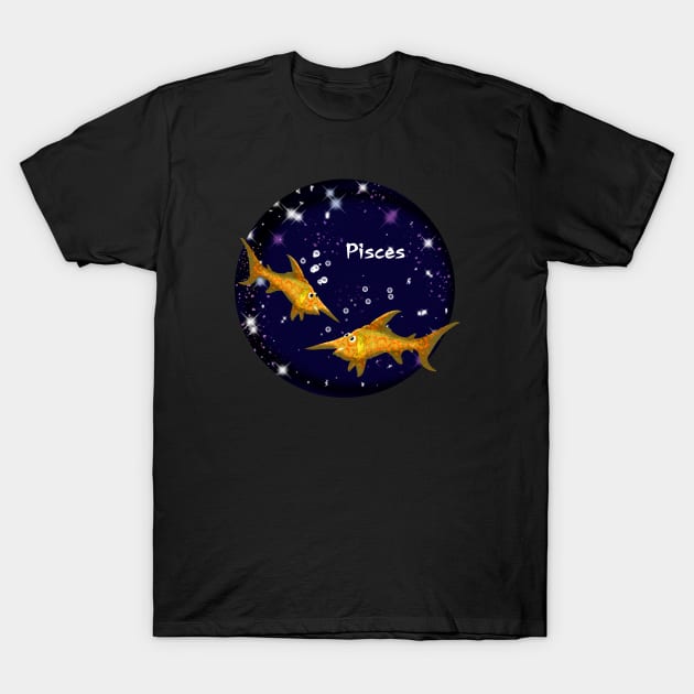 Pisces T-Shirt by maryglu